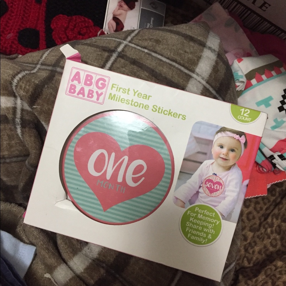 First year milestone stickers